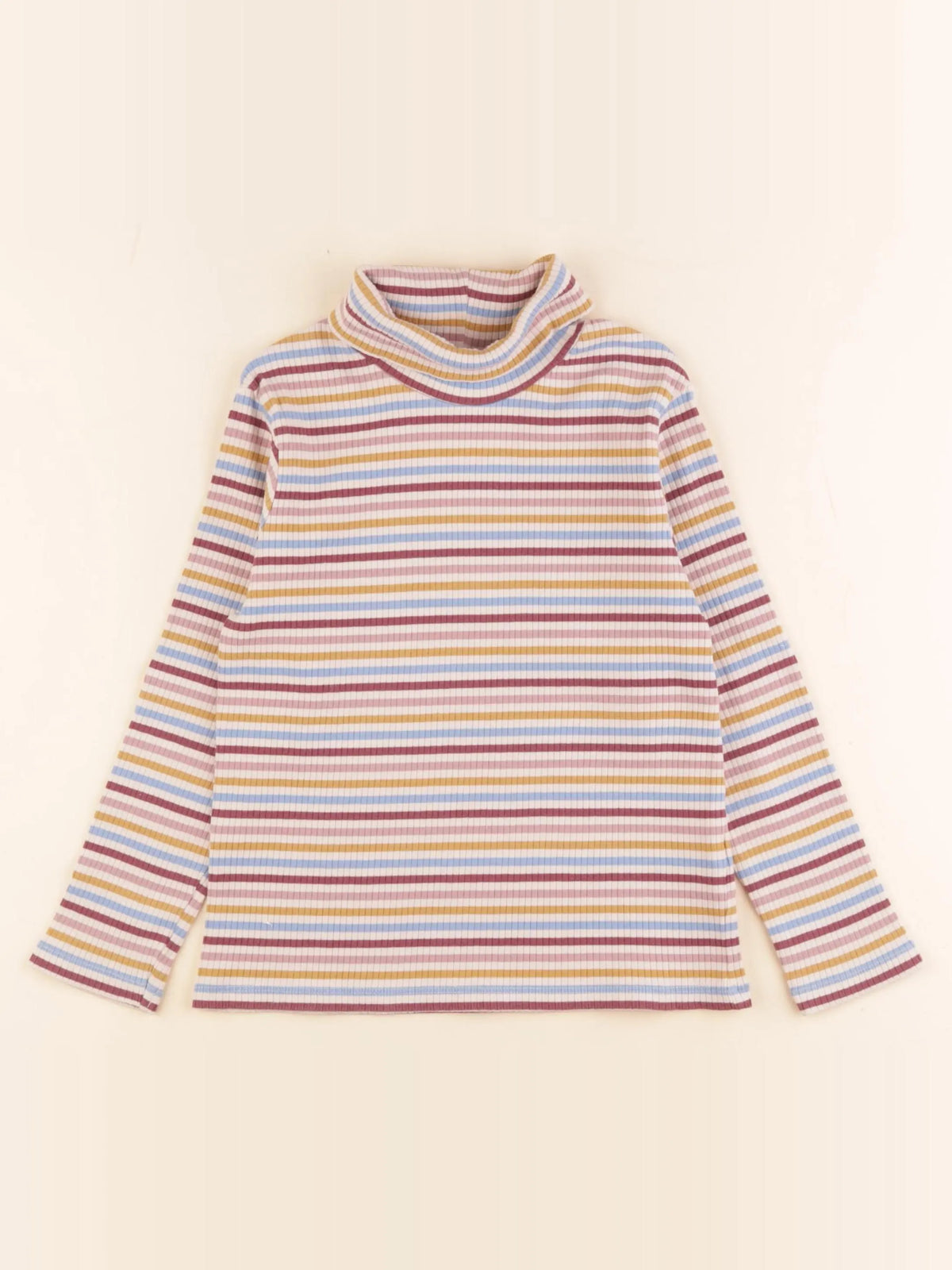 Vertbaudet - sous-pull multicolore - 6 ans