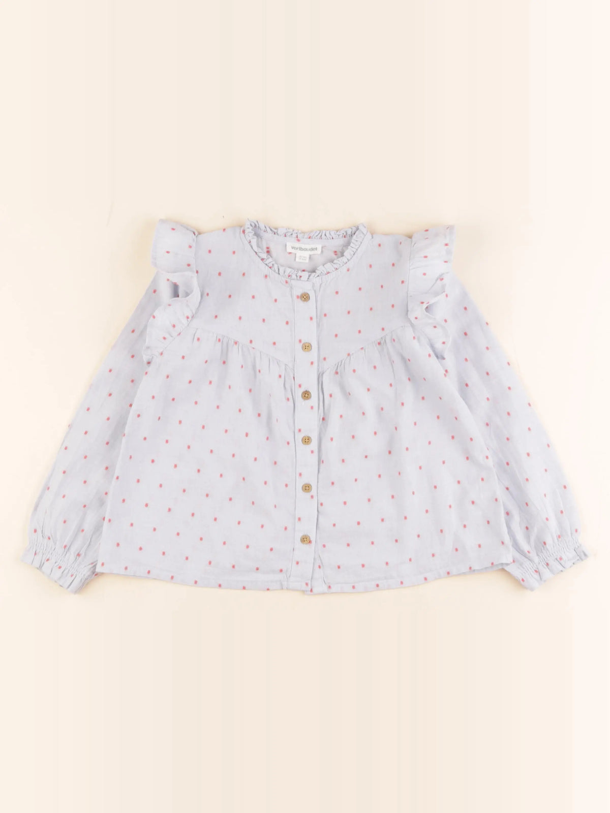 Vertbaudet - blouse bleu - 3 ans