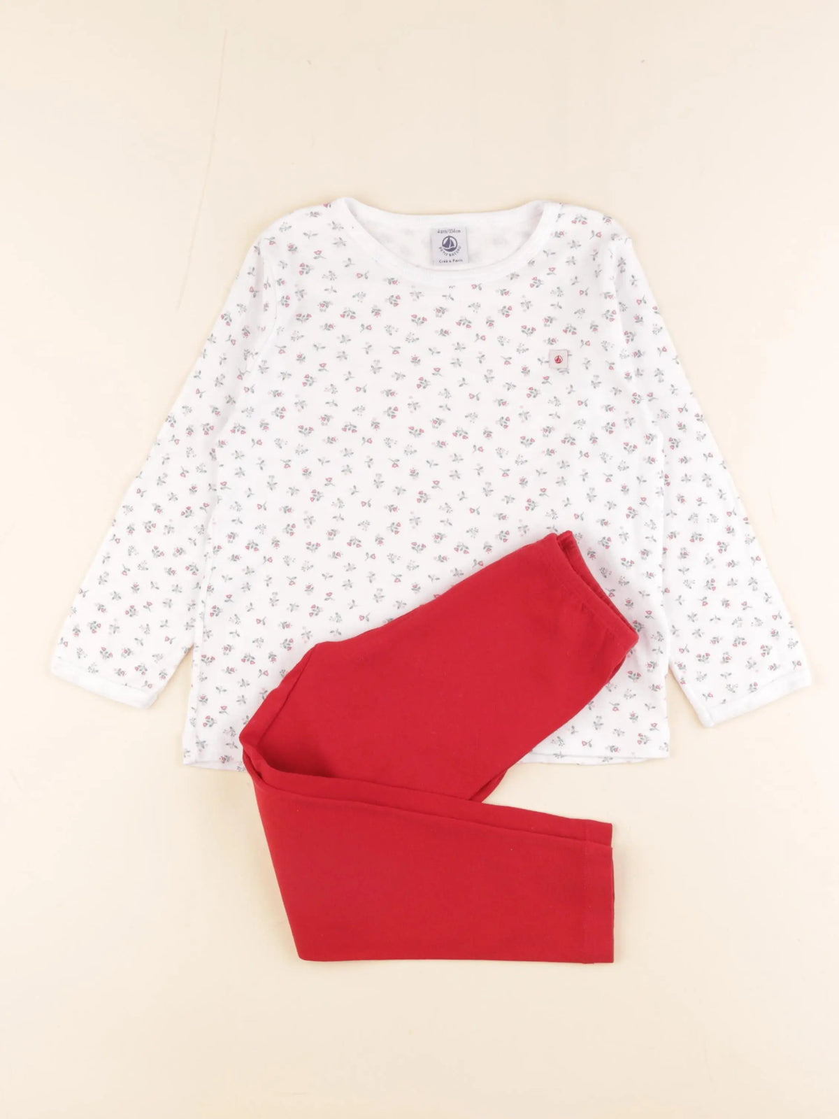 Petit Bateau - pyjama coton multicolore - 4 ans