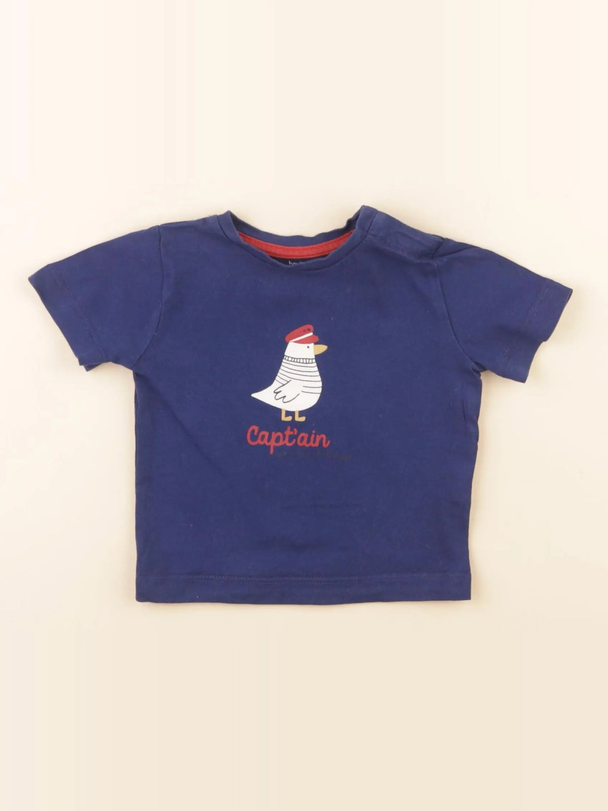 Boutchou - tee-shirt bleu - 6 mois
