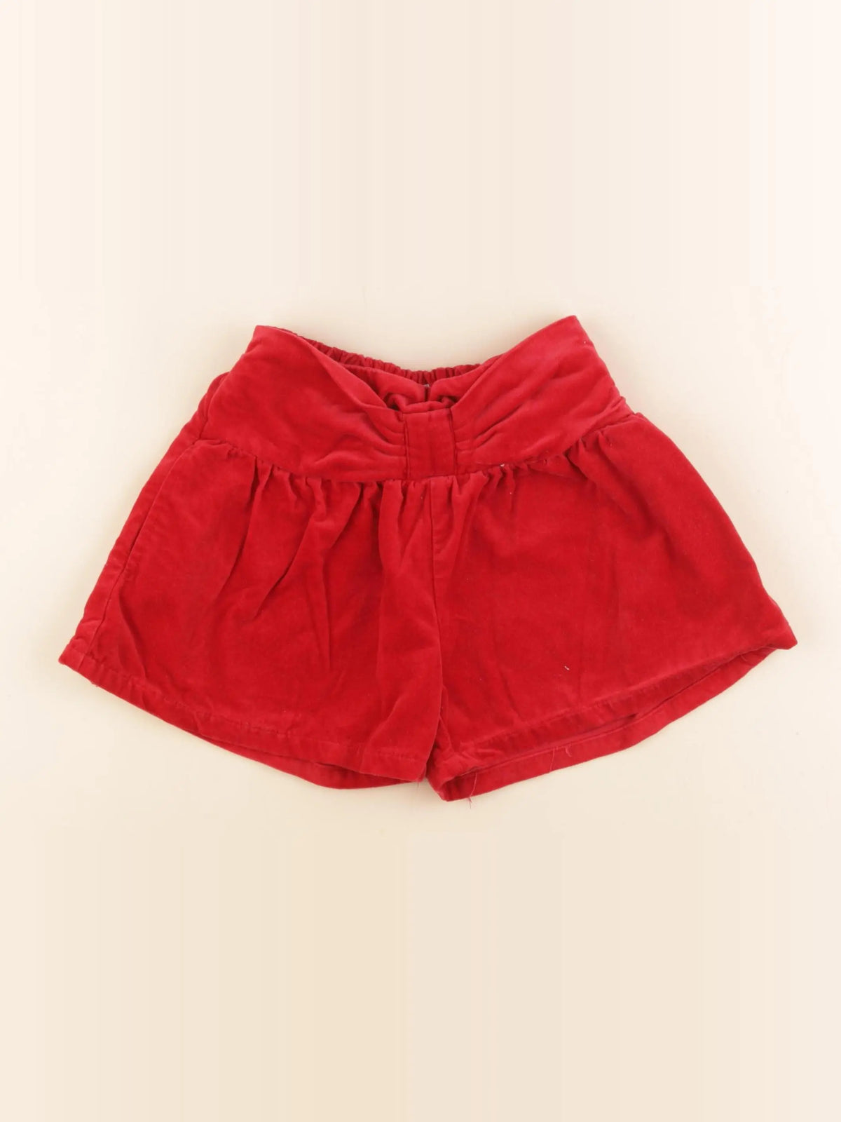 Vertbaudet - short rouge - 5 ans