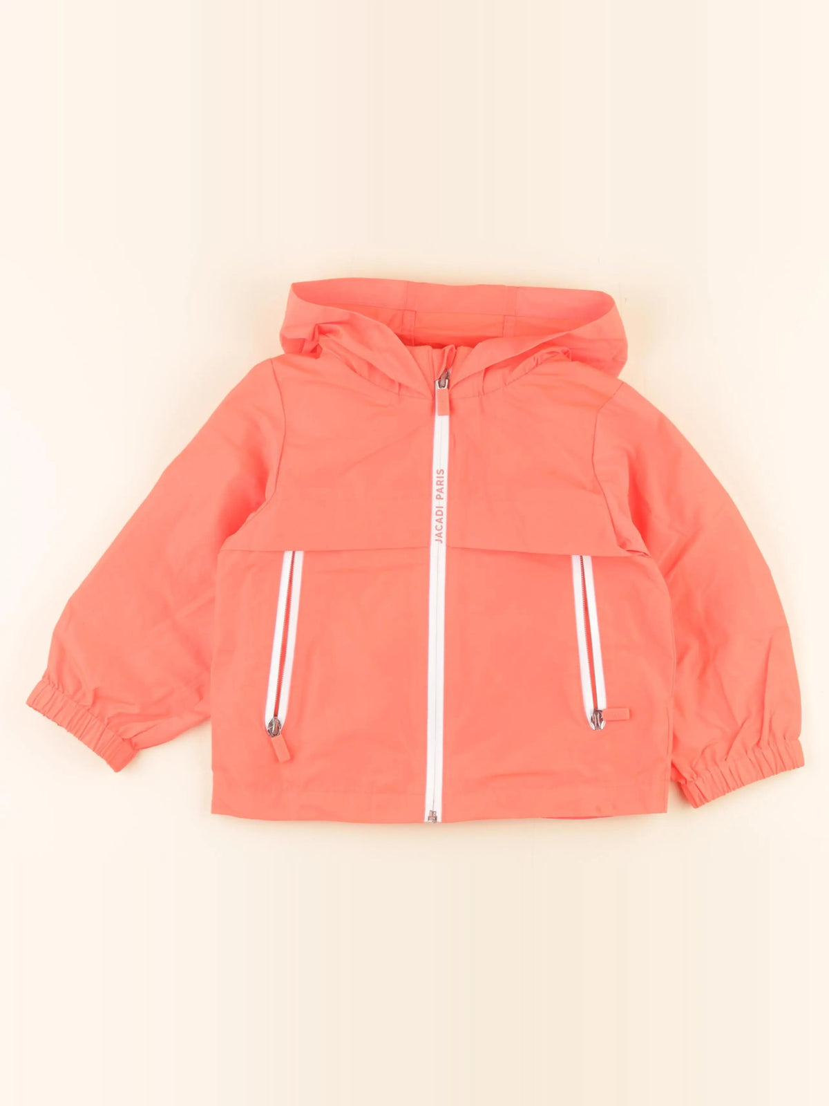 Jacadi - coupe-vent orange fluo - 36 mois