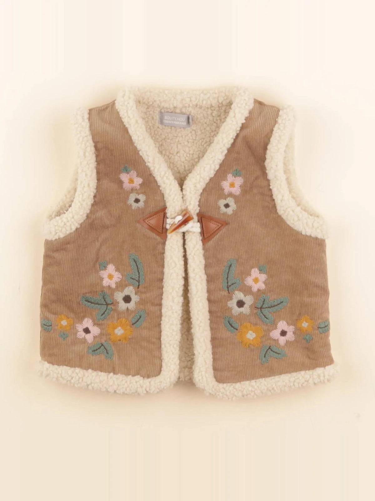 Boutchou - gilet marron - 36 mois