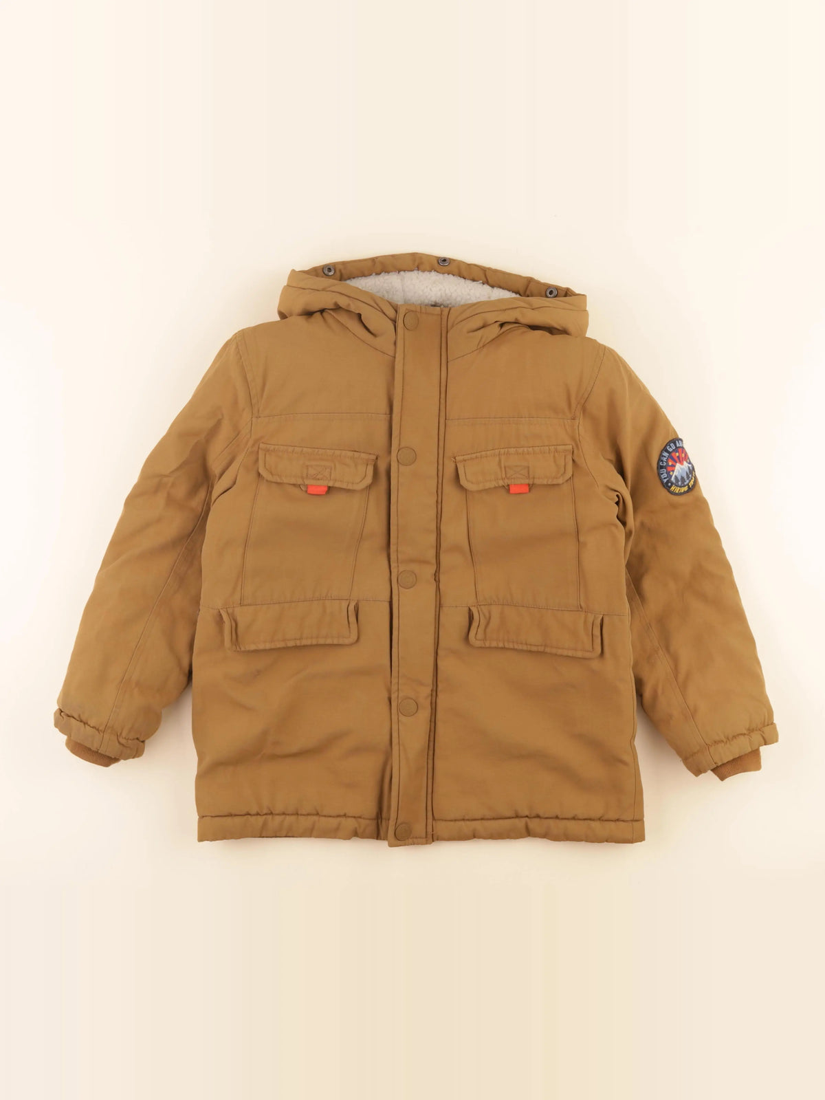Tape à l'oeil - manteau marron - 8 ans
