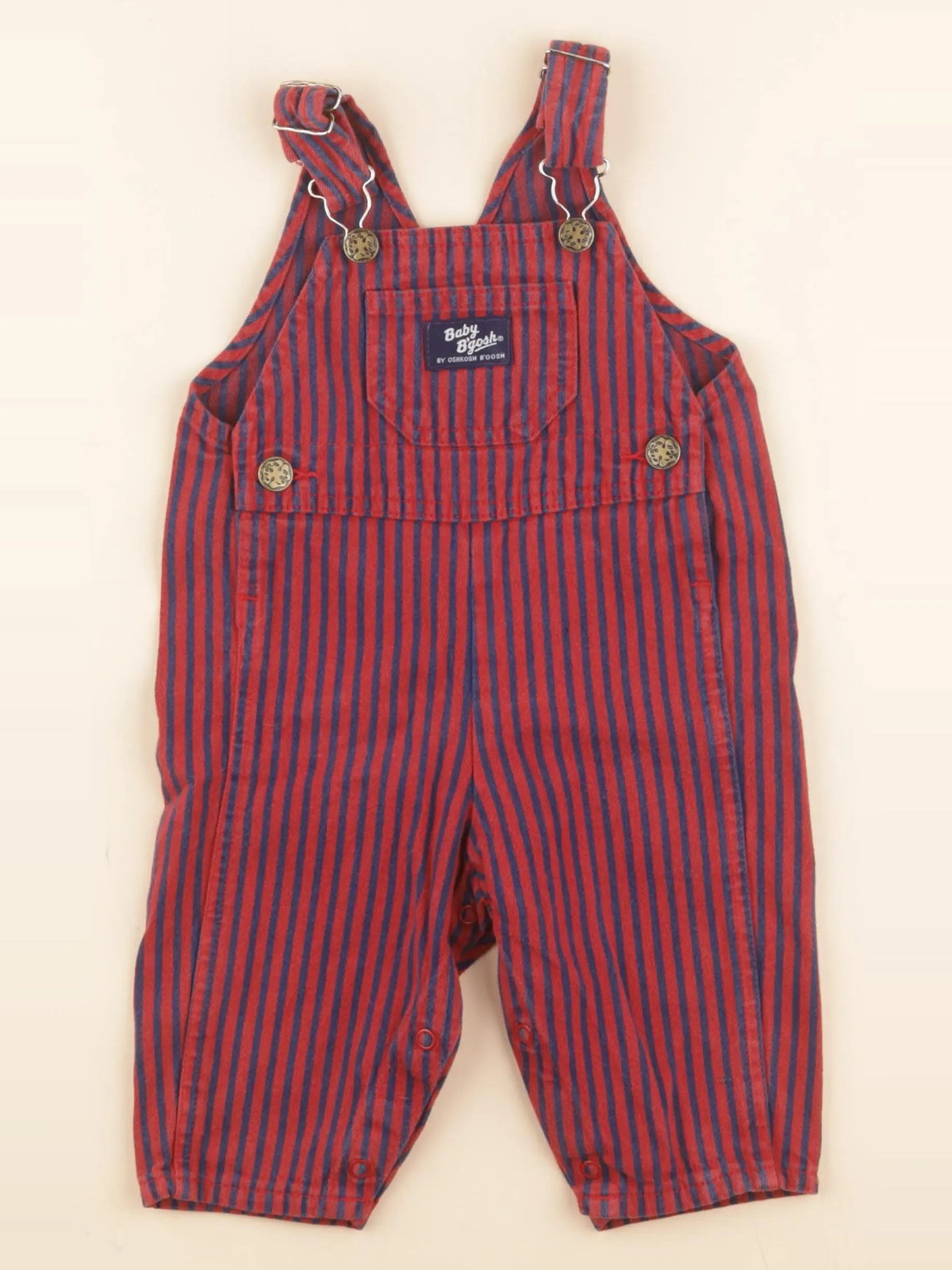 Oshkosh - salopette rouge - 6/9 mois