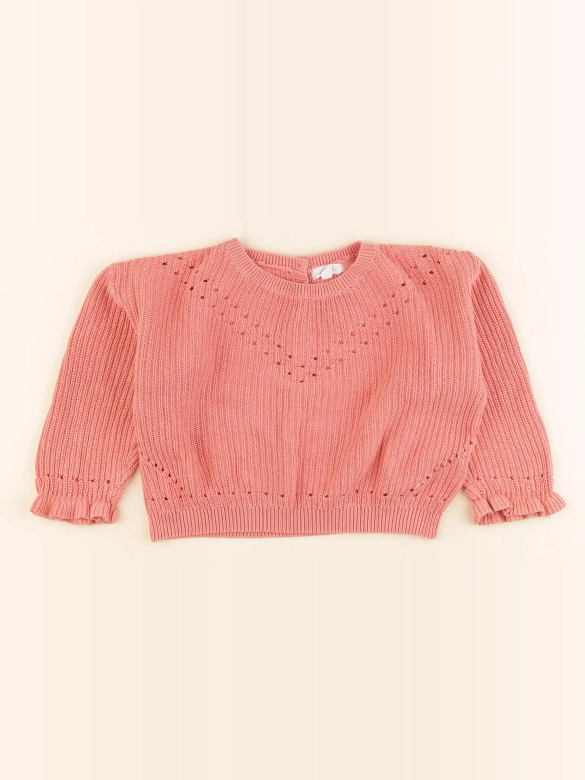 Vertbaudet - pull rose - 2 ans