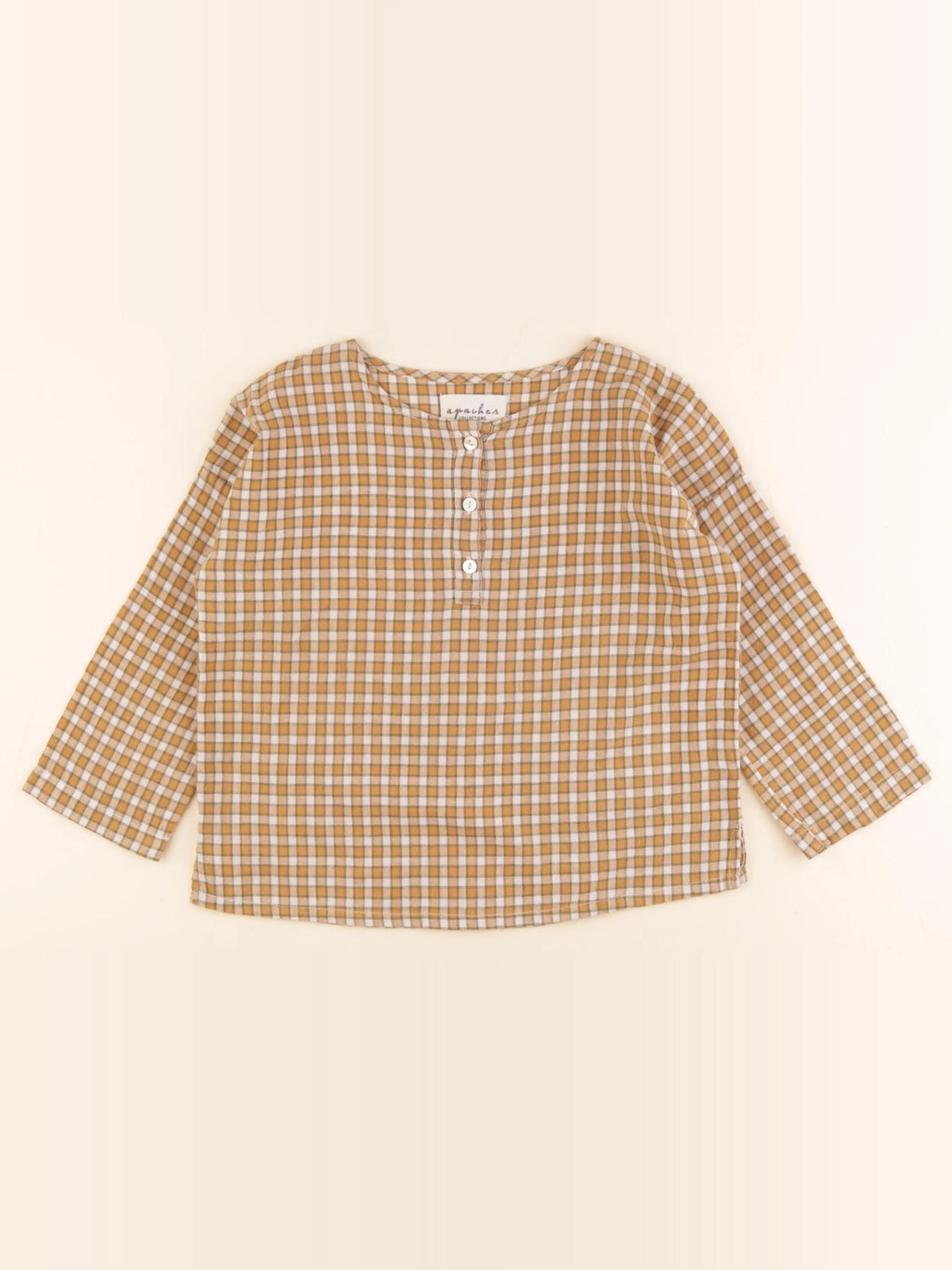 Apaches Collections - chemise beige, jaune - 6 ans