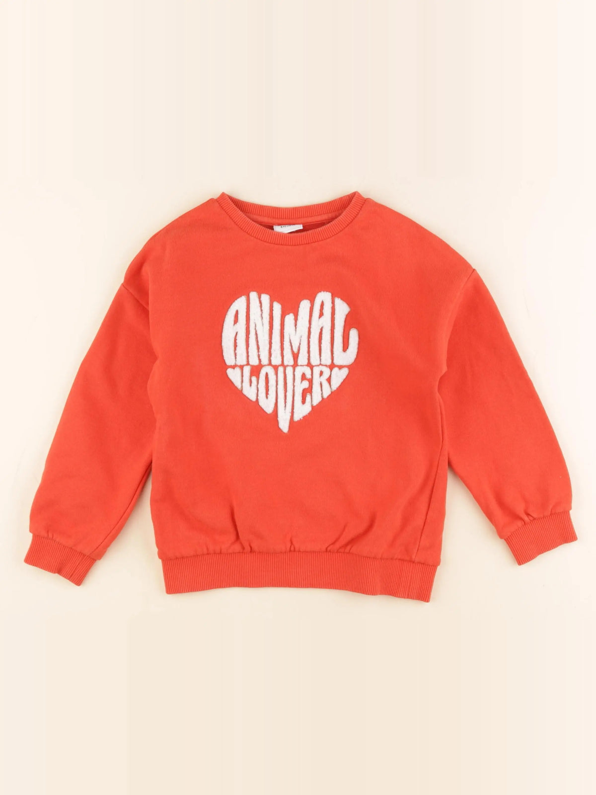 Tape à l'oeil - sweat rouge - 5 ans