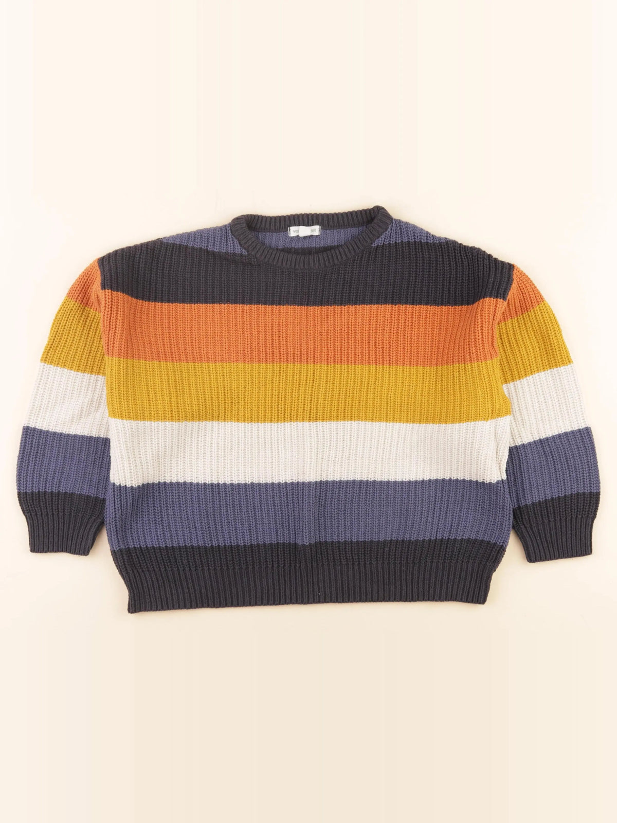 Vertbaudet - pull multicolore - 8 ans
