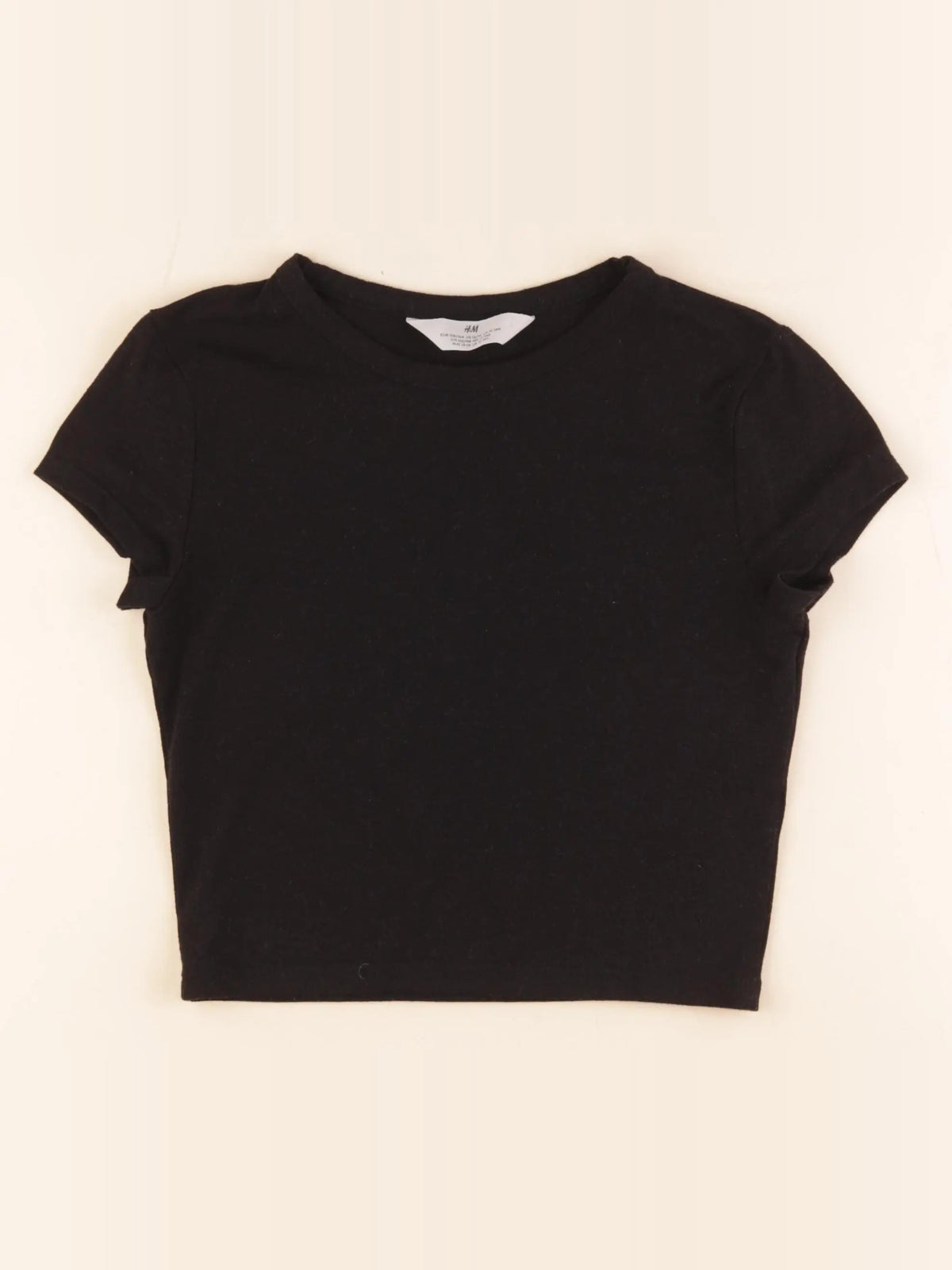 H&M - tee-shirt noir - 12/14 ans