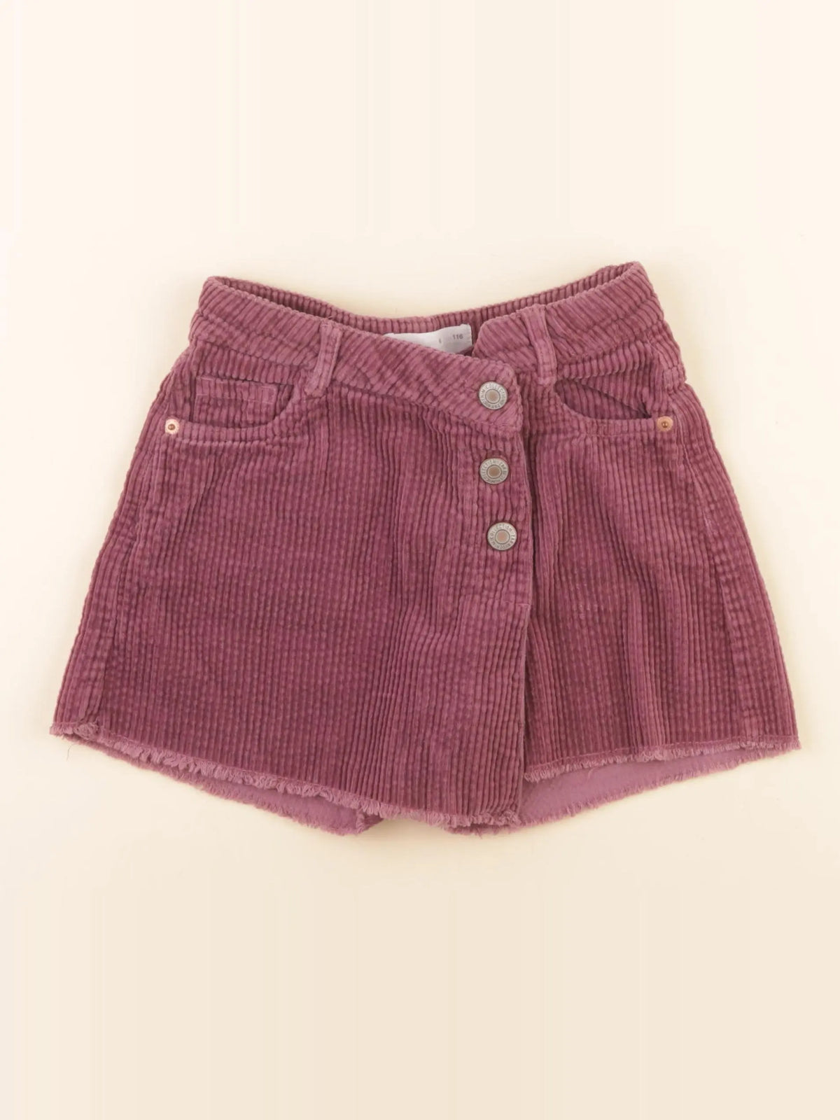 Zara - jupe short violet - 6 ans