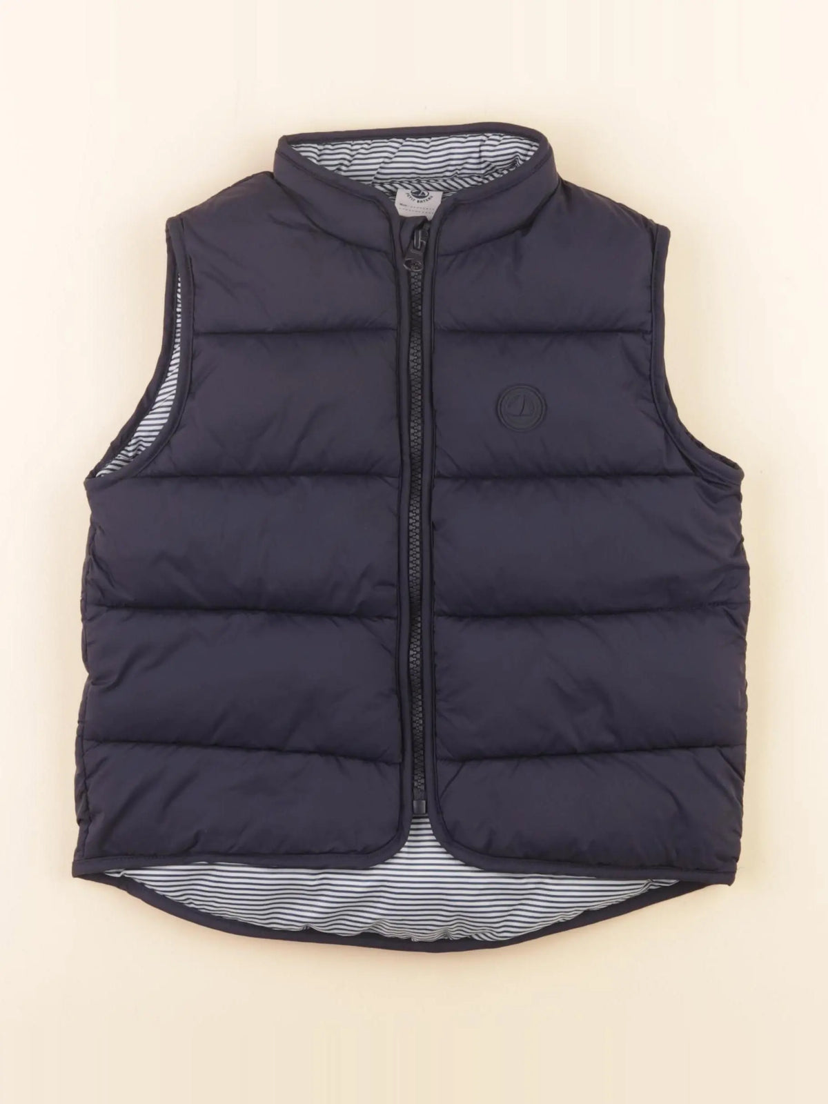 Petit Bateau - doudoune bleu - 6 ans