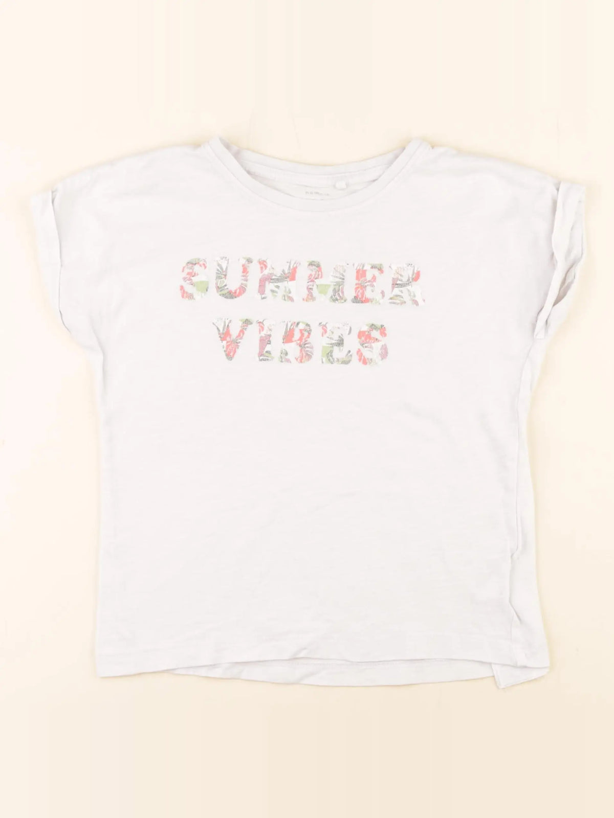 Name it - tee-shirt blanc - 7/8 ans