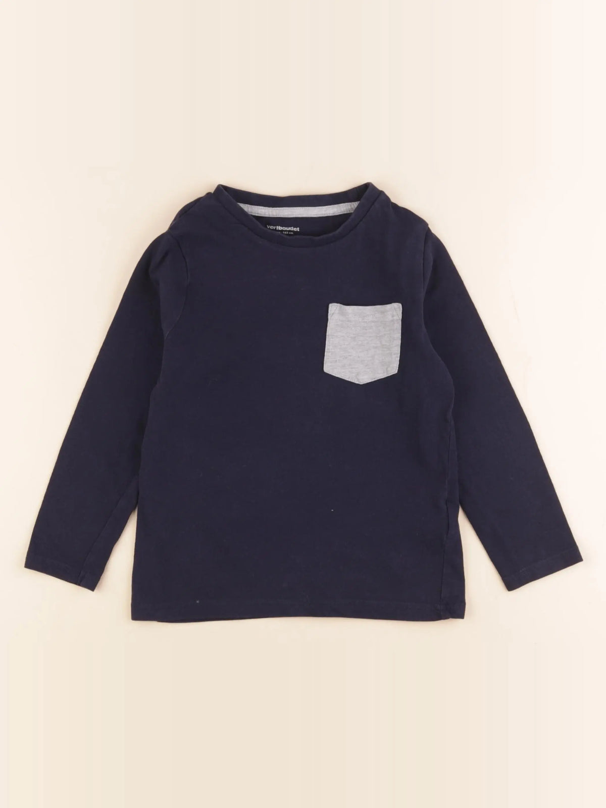 Vertbaudet - tee-shirt bleu - 4 ans