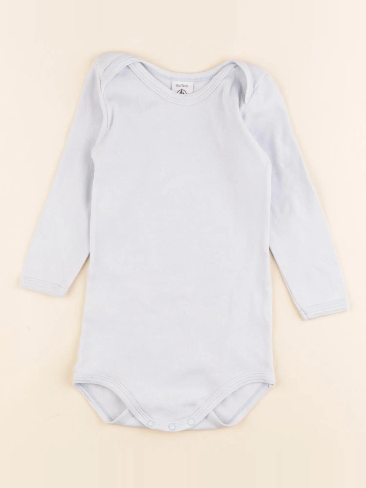 Petit Bateau - body bleu - 12 mois