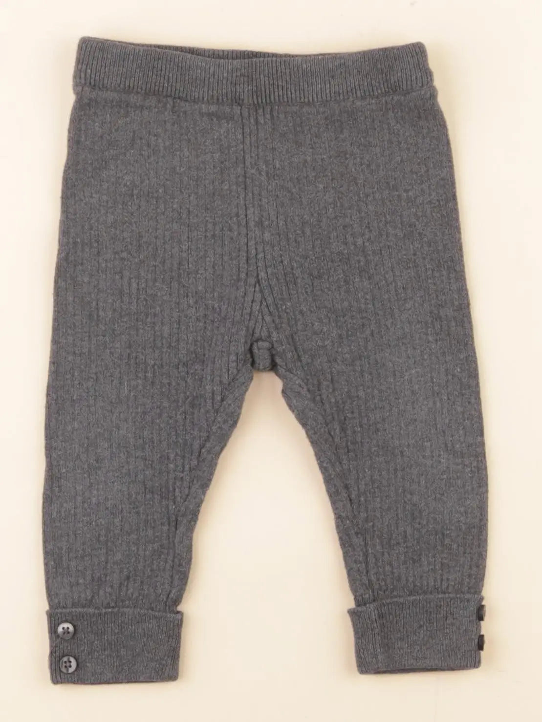 Zara - legging gris - 6/9 mois
