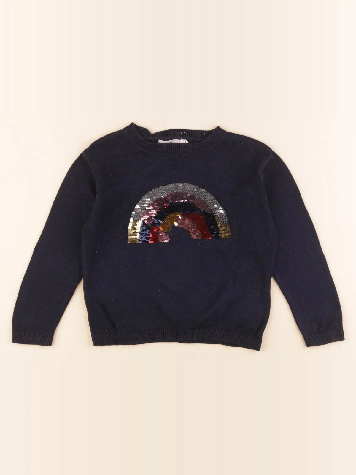 Monoprix - pull bleu - 3 ans