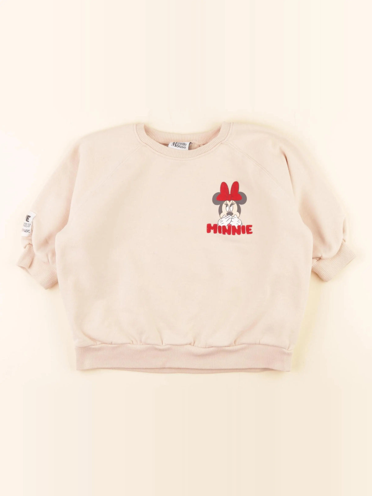 Next - sweat imprimé au dos rose - 2/3 ans