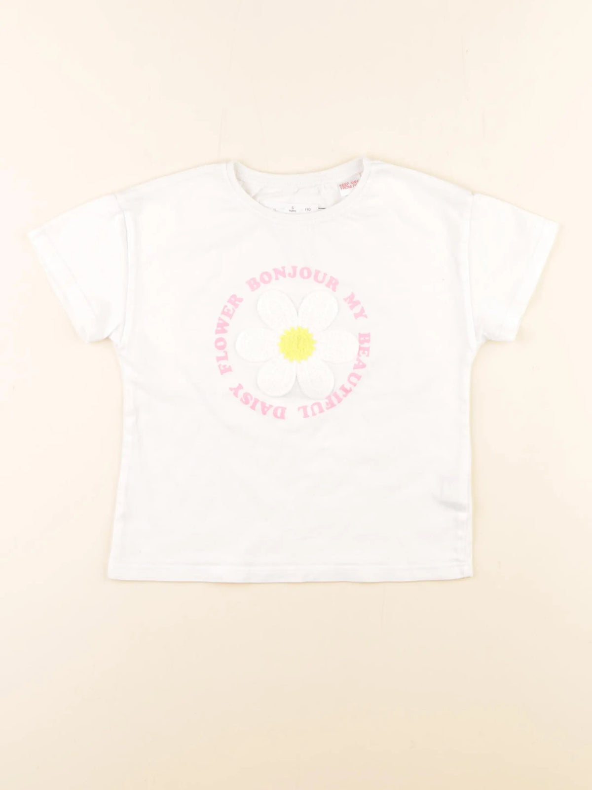 Zara - tee-shirt blanc - 5 ans