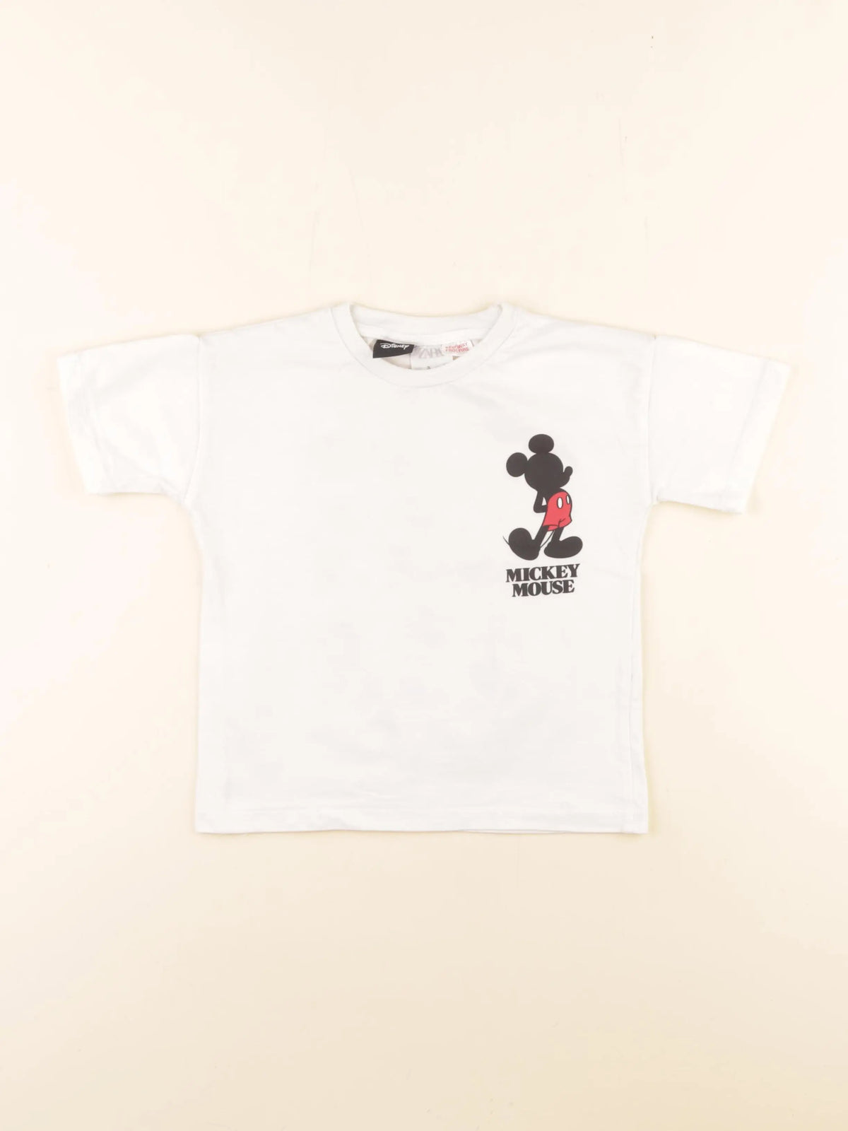 Zara - tee-shirt imprimé au dos blanc - 3 ans
