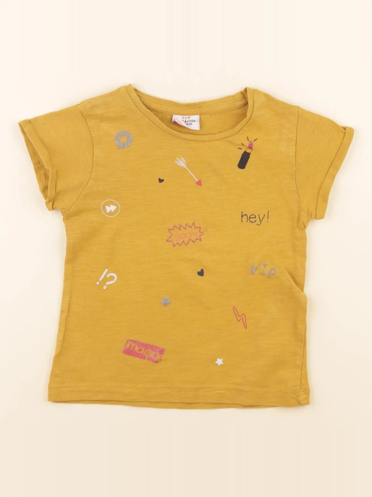 Tape à l'oeil - tee-shirt jaune - 3 ans
