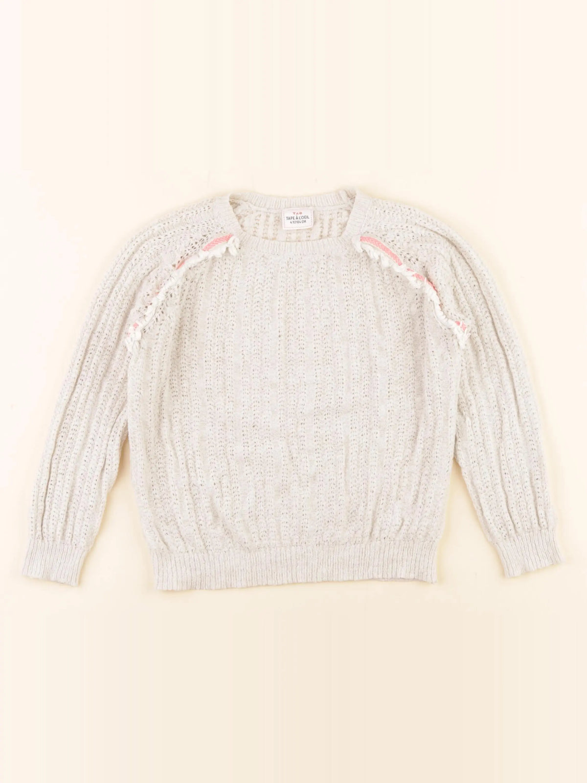 Tape à l'oeil - pull beige - 4 ans