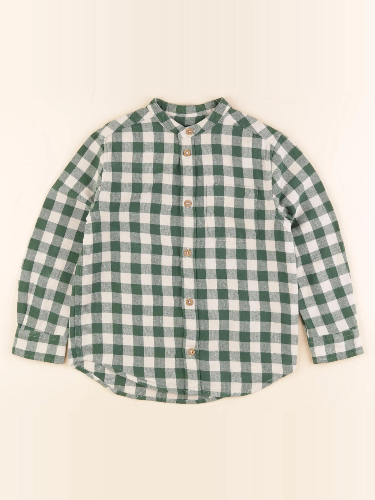 Monoprix - chemise vert - 6 ans