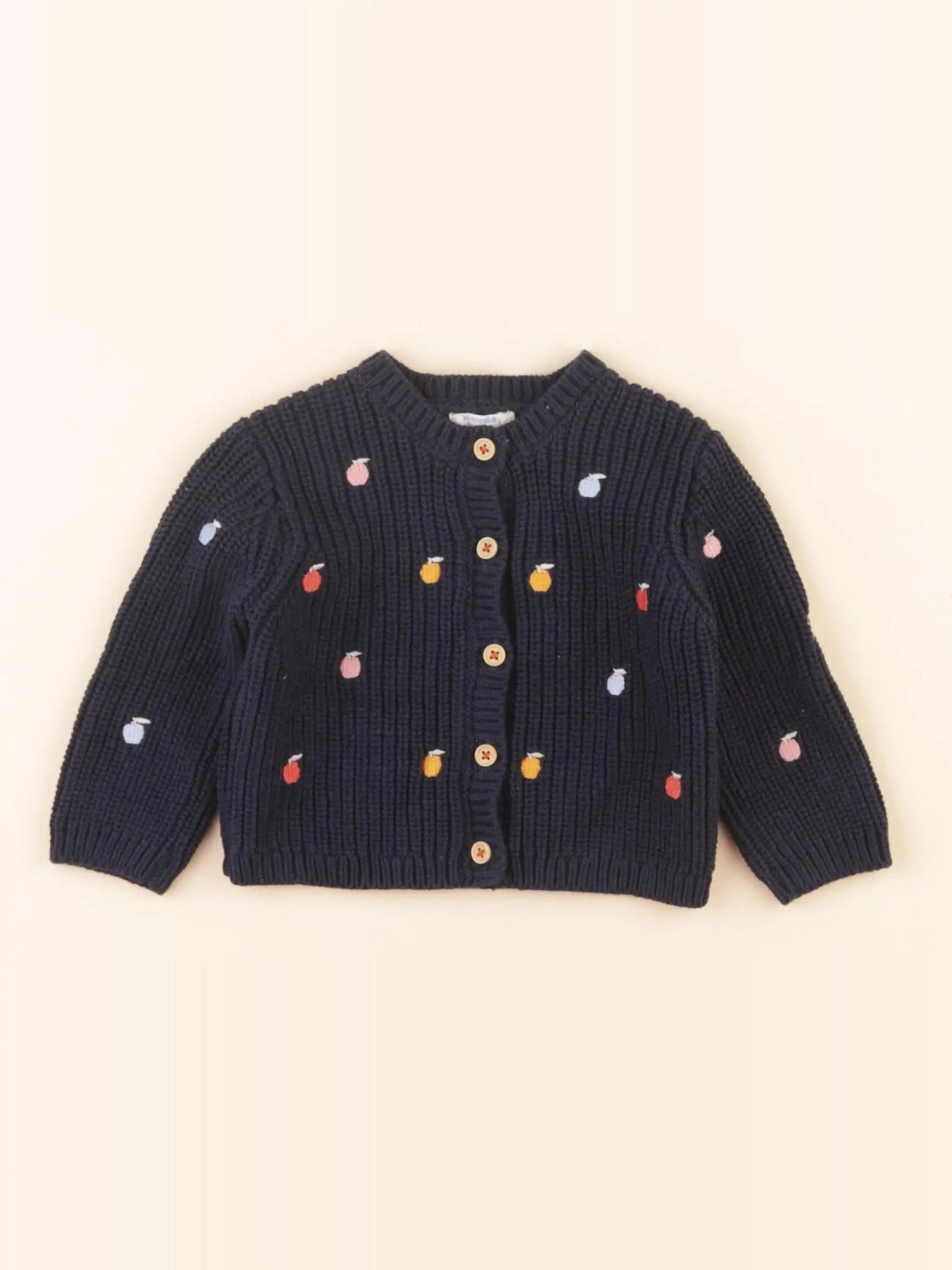Boutchou - gilet bleu - 6 mois