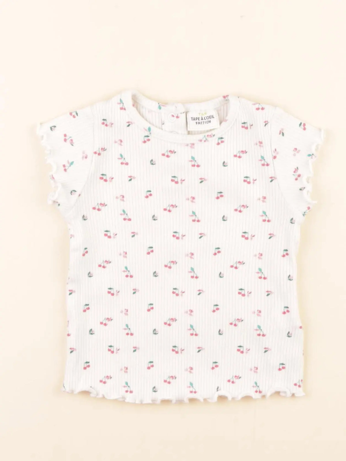 Tape à l'oeil - tee-shirt blanc - 9 mois