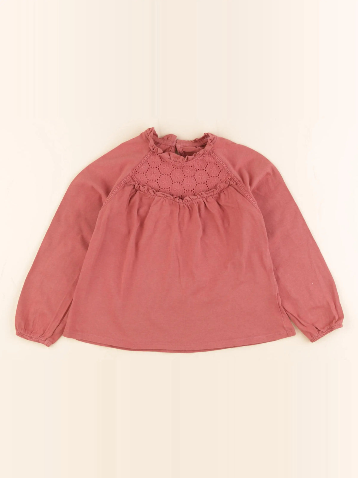 Vertbaudet - tee-shirt rose - 4 ans