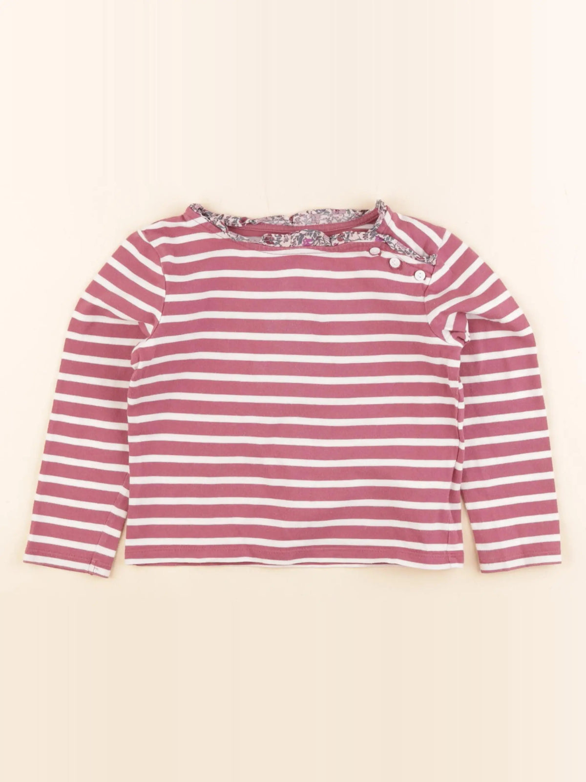 Cyrillus - tee-shirt violet - 4 ans