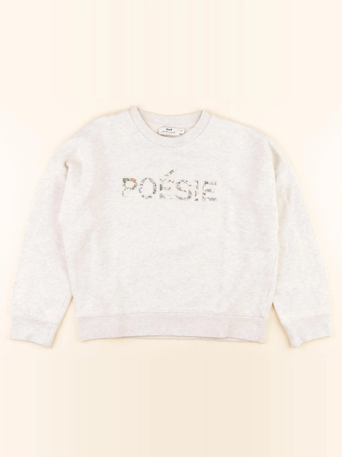 Cyrillus - sweat beige - 10 ans