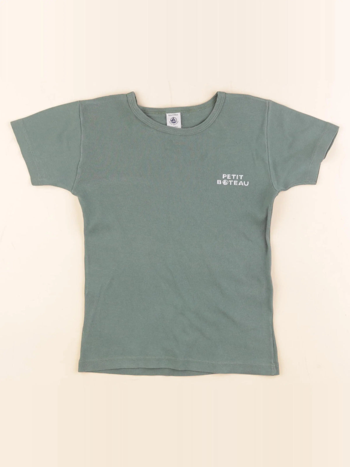 Petit Bateau - maillot de corps vert - 8 ans