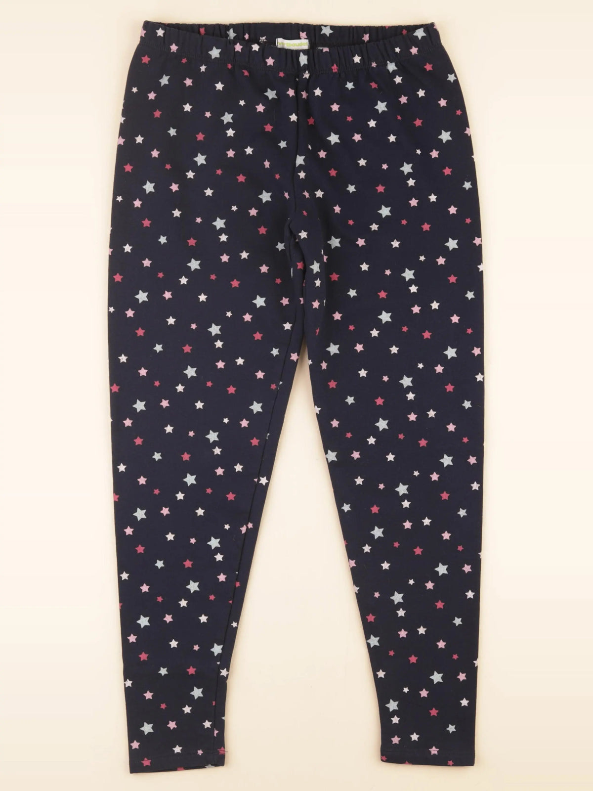 Vertbaudet - legging doublé bleu - 12 ans