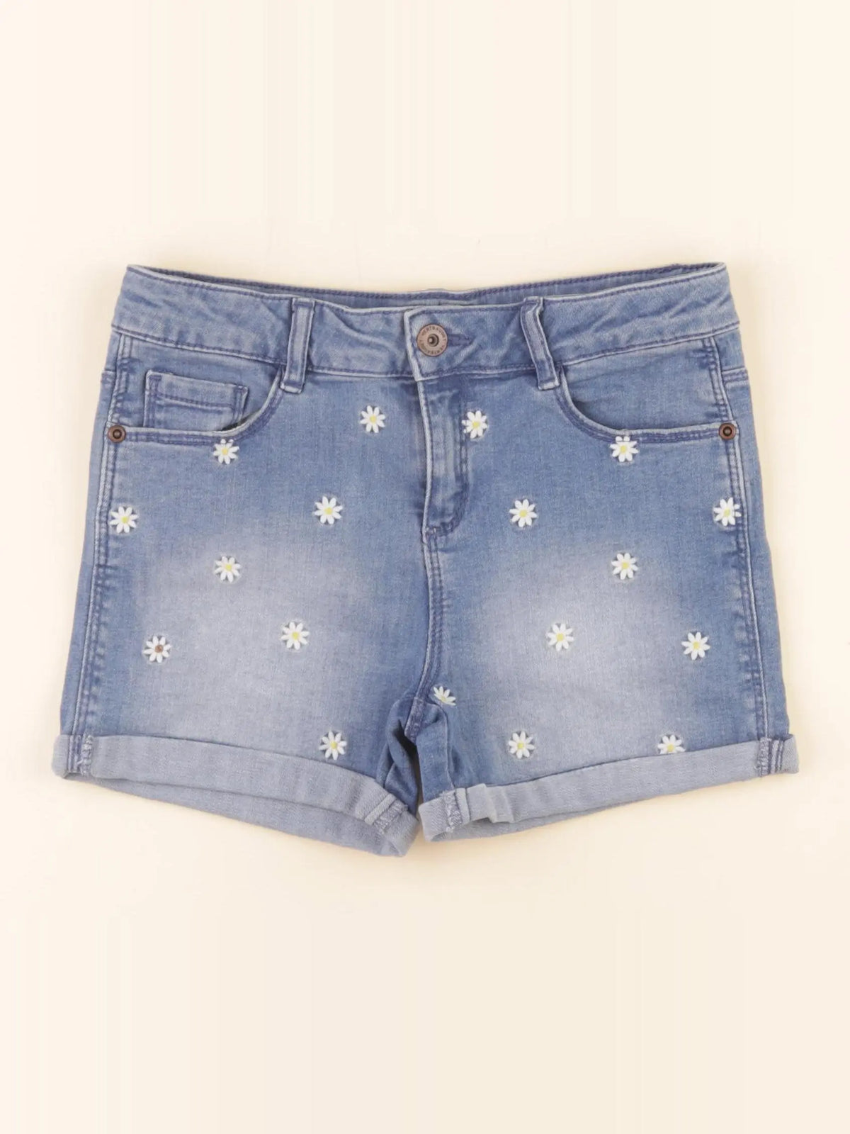 Vertbaudet - short bleu - 9 ans