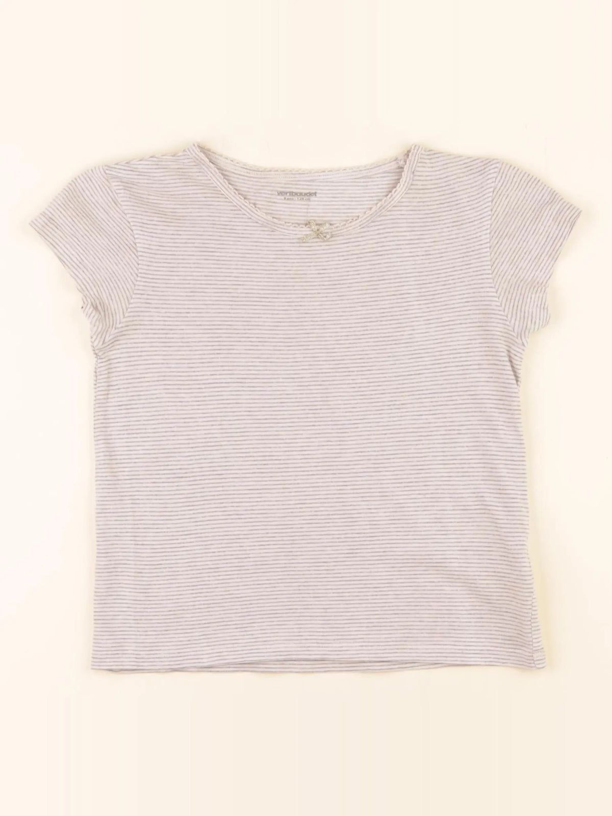 Vertbaudet - maillot de corps beige - 8 ans