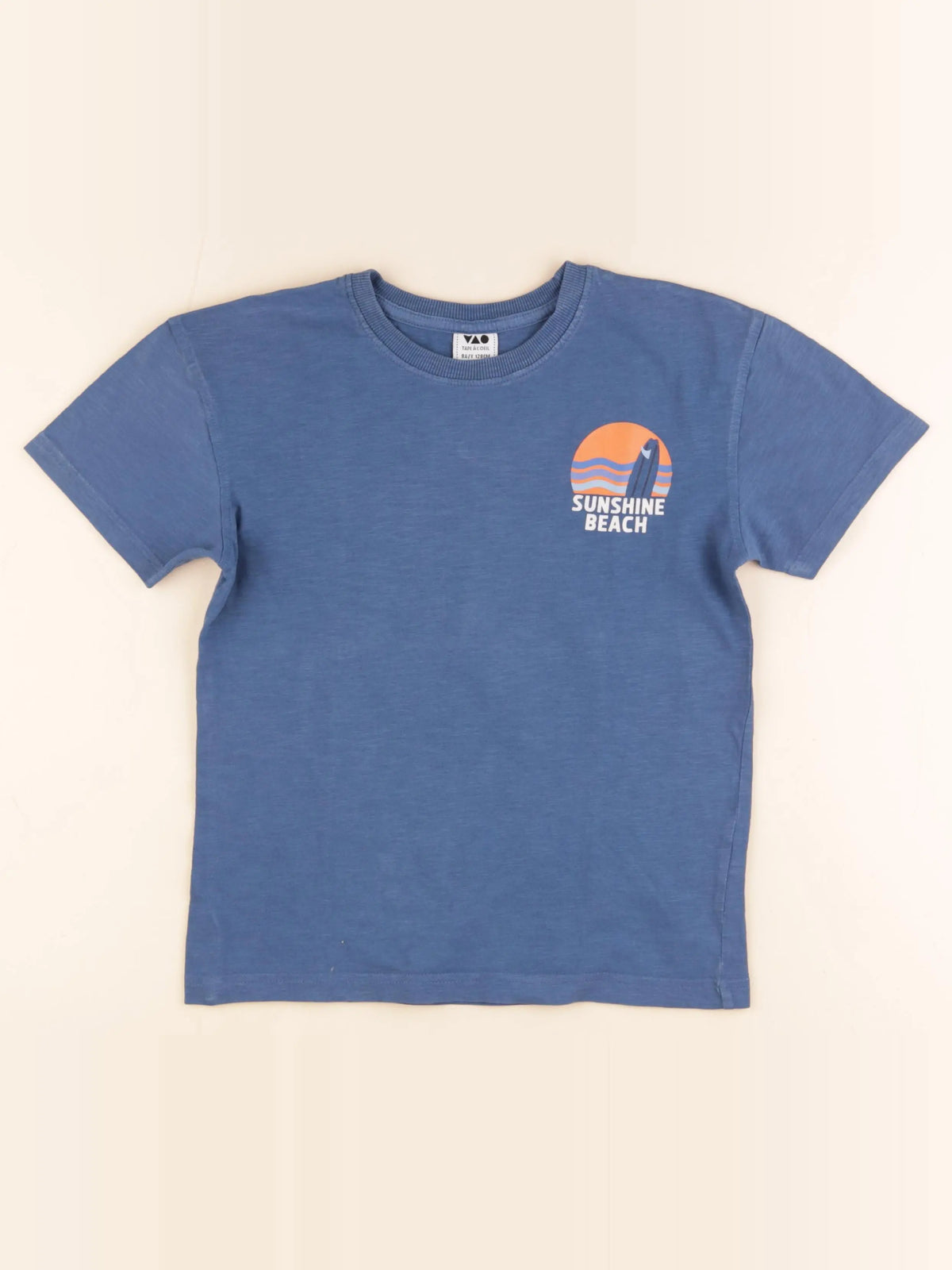 Tape à l'oeil - tee-shirt imprimé au dos bleu - 8 ans