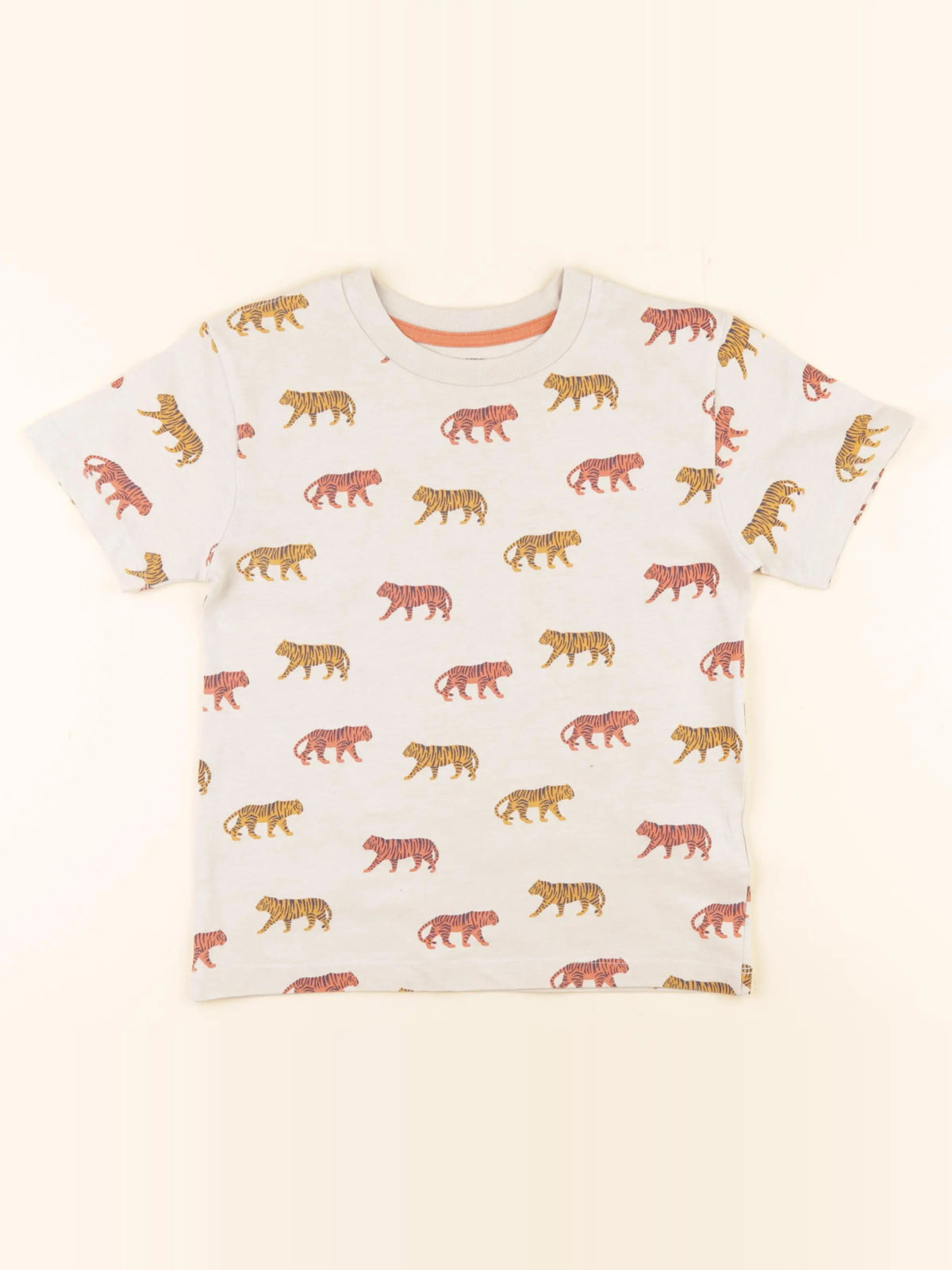 Monoprix - tee-shirt beige - 8 ans
