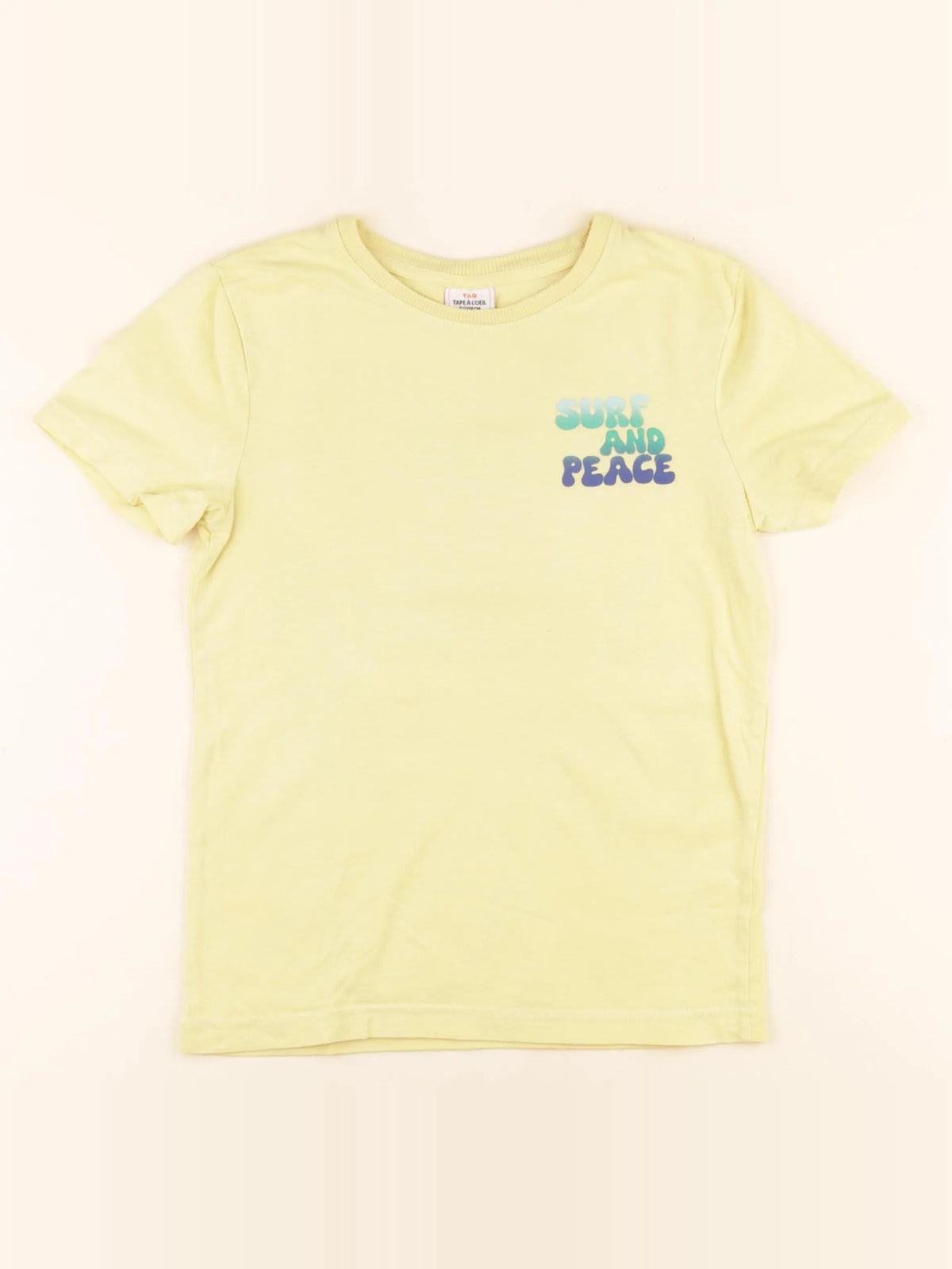 Tape à l'oeil - tee-shirt imprimé au dos jaune - 8 ans