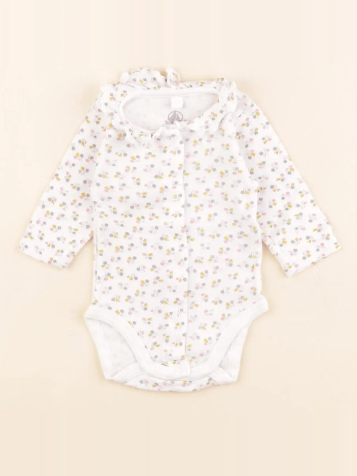Petit Bateau - body tee-shirt blanc - 1 mois