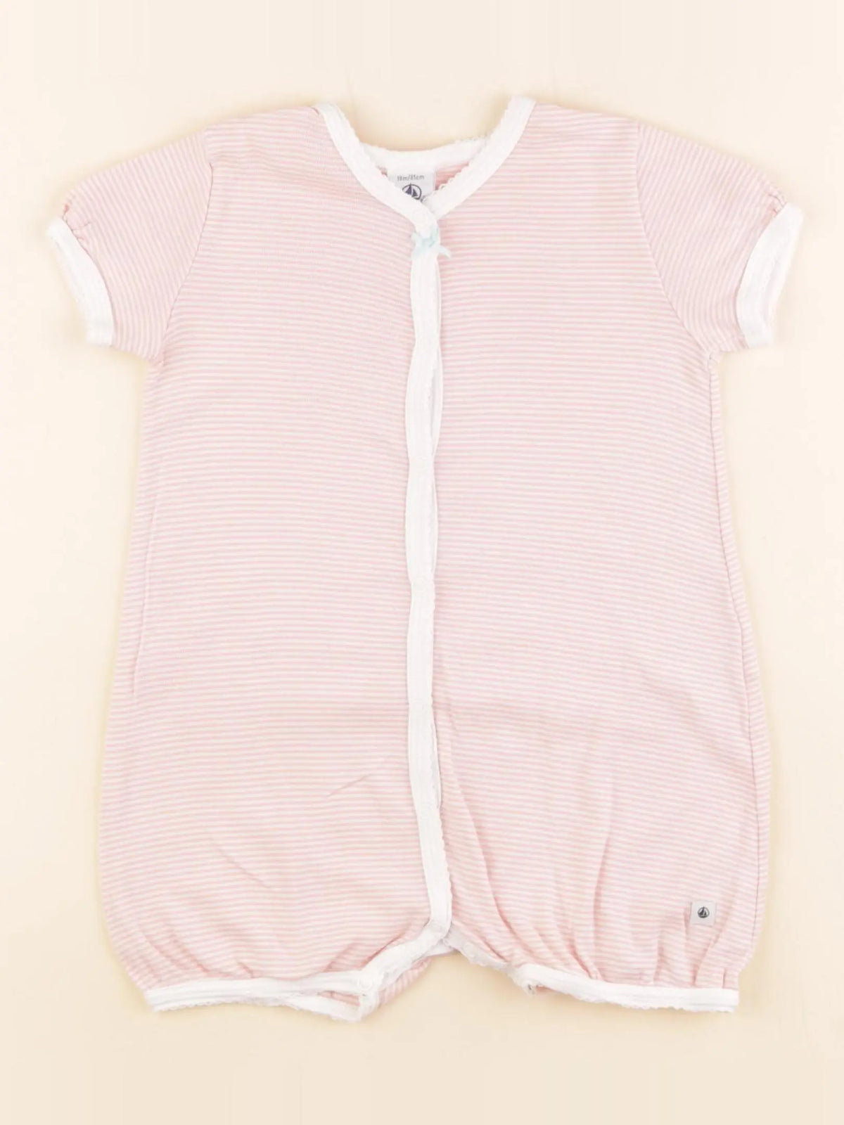 Petit Bateau - pyjama coton rose - 18 mois