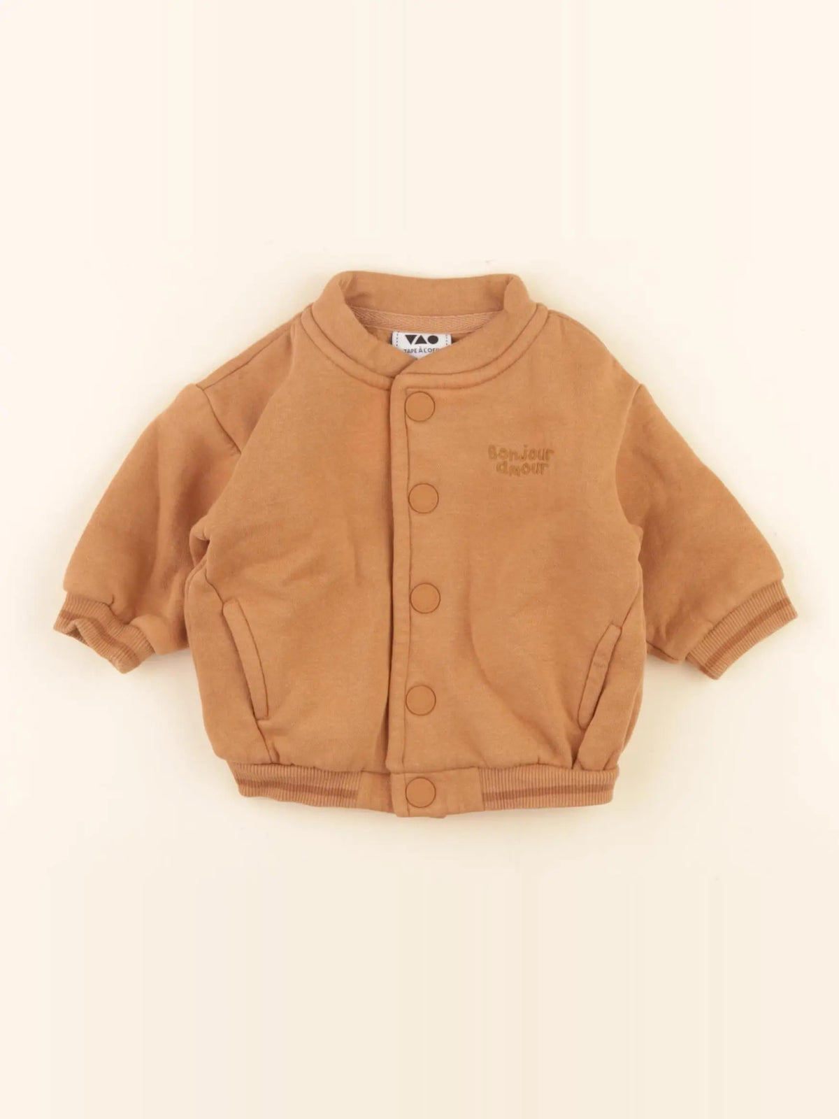 Tape à l'oeil - sweat marron - 3 mois