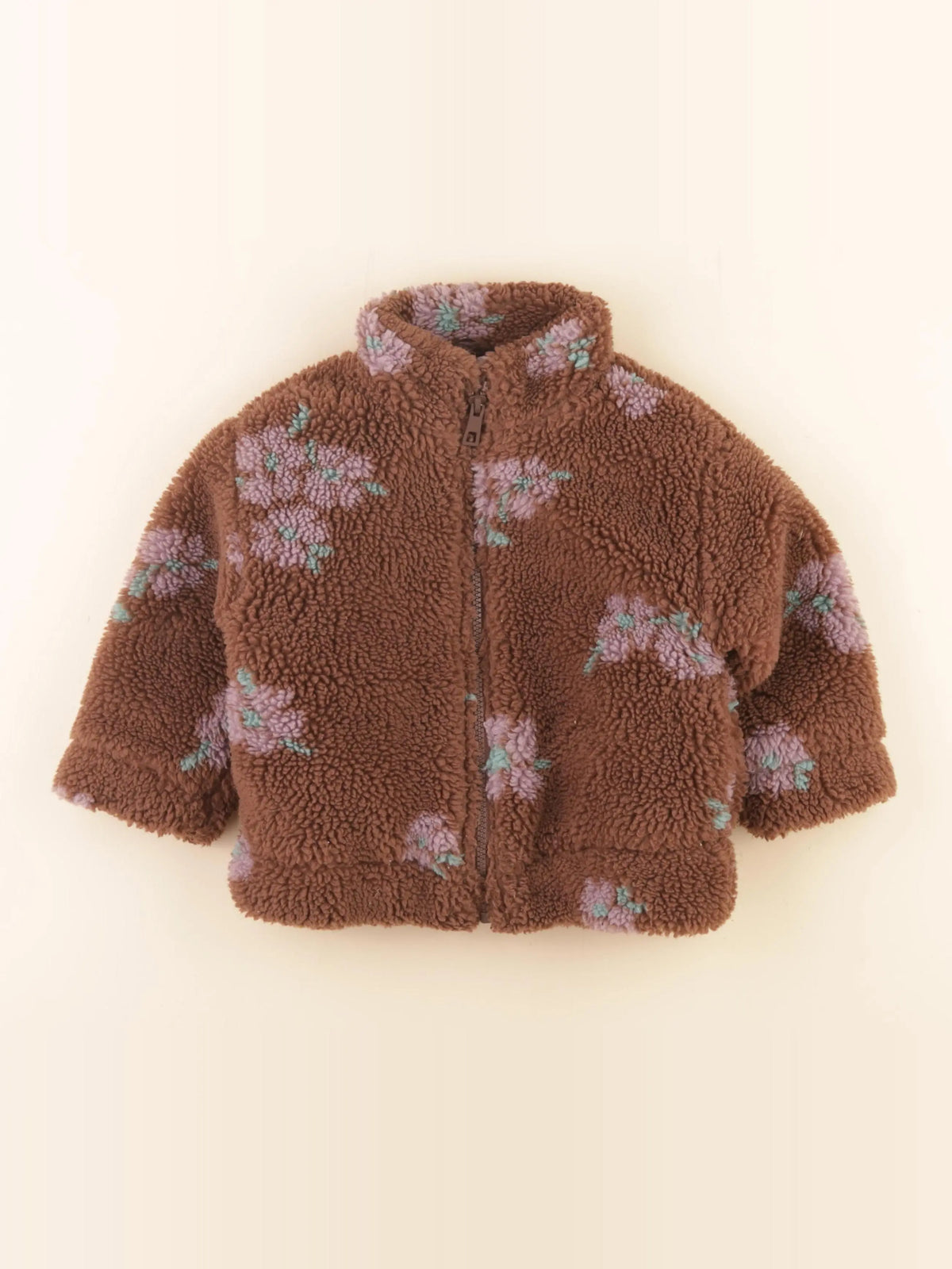 Zara - veste marron, violet - 3 ans