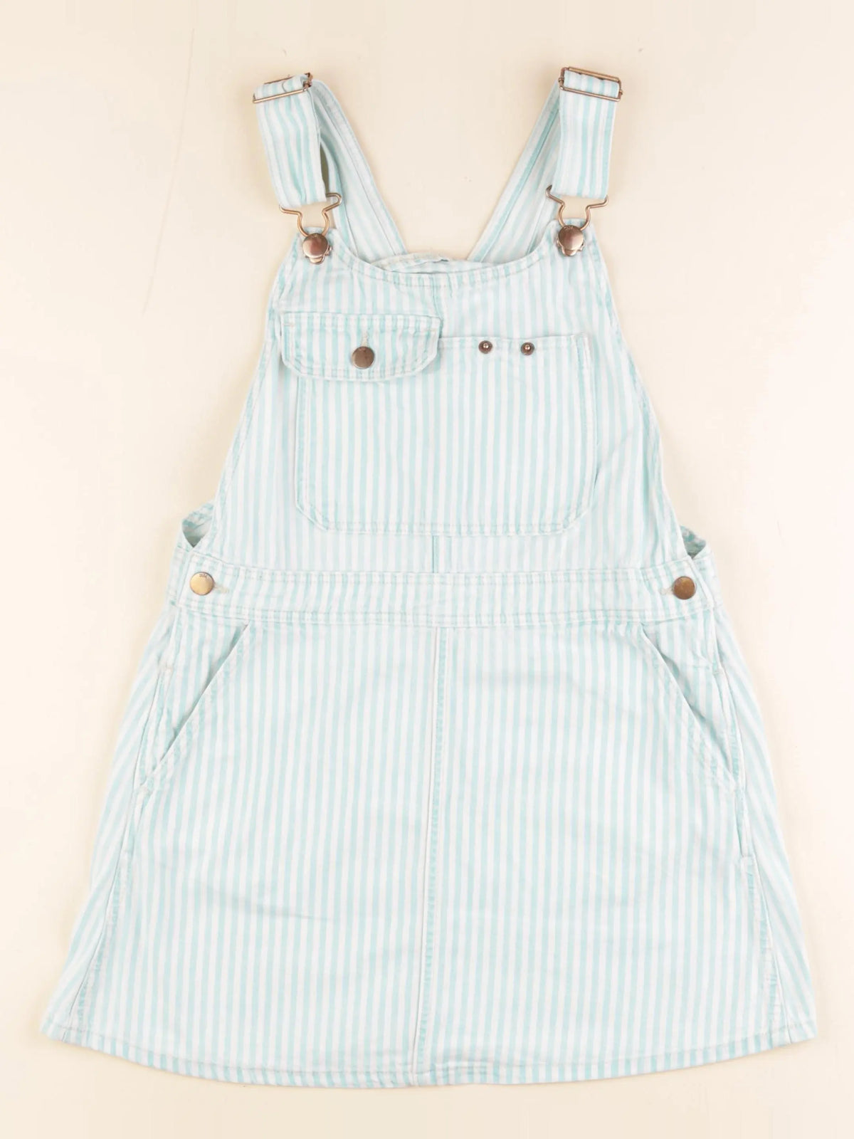 Zara - robe blanc, bleu - 10 ans