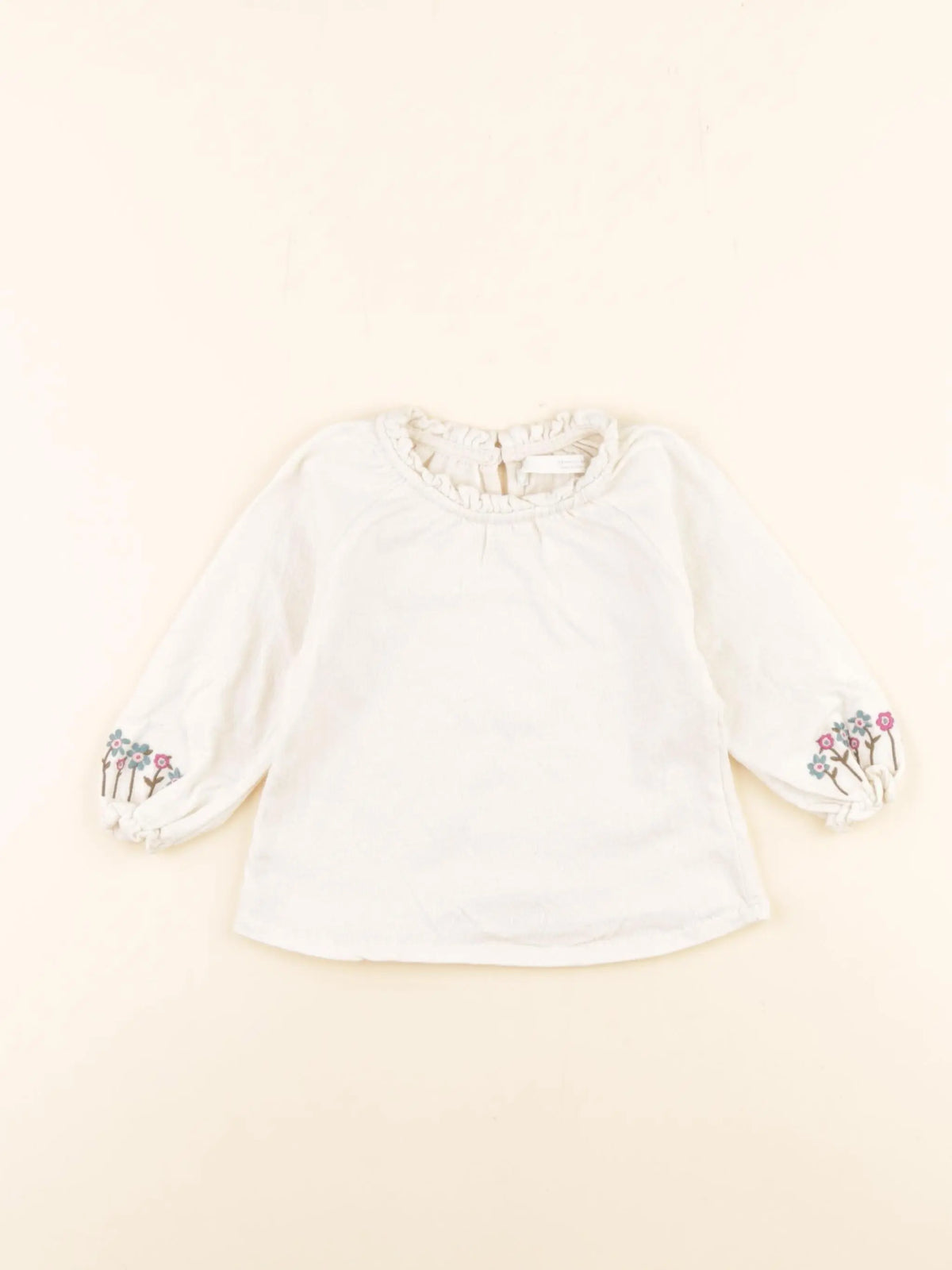 Zara - tee-shirt blanc - 3/6 mois