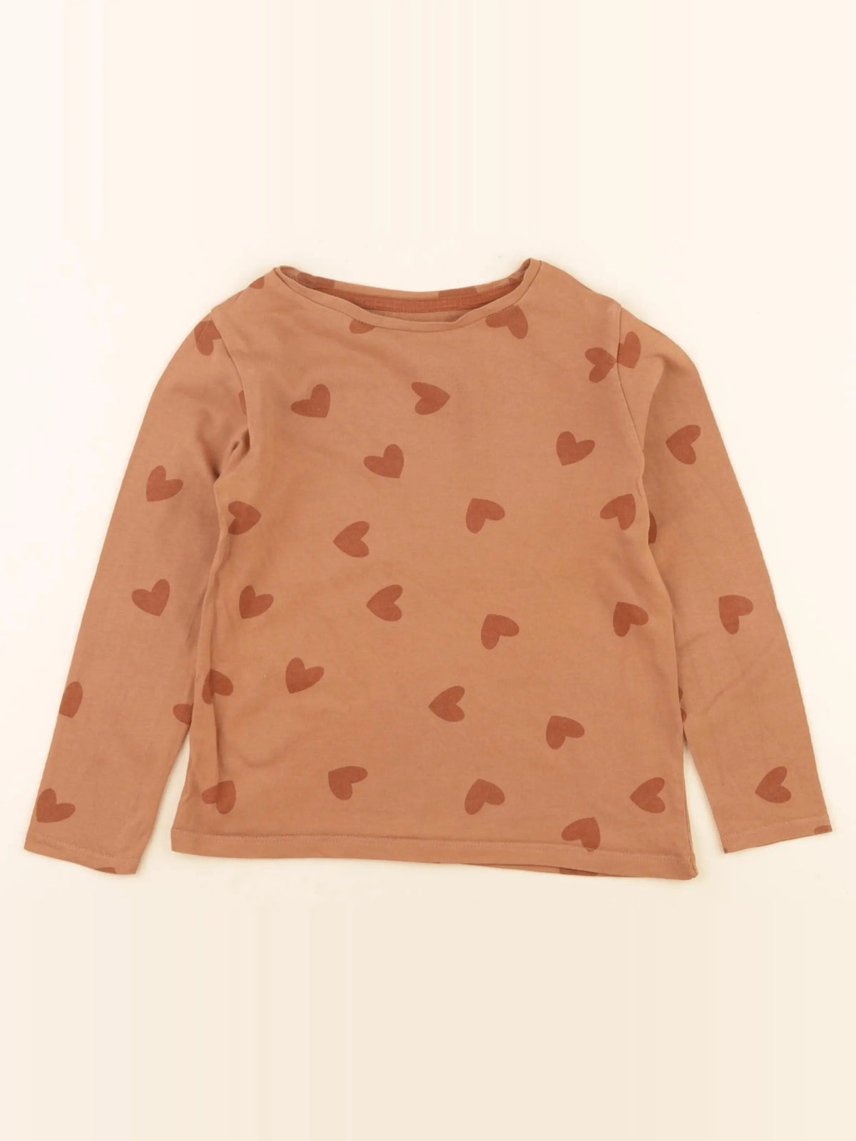 Vertbaudet - tee-shirt marron - 5 ans