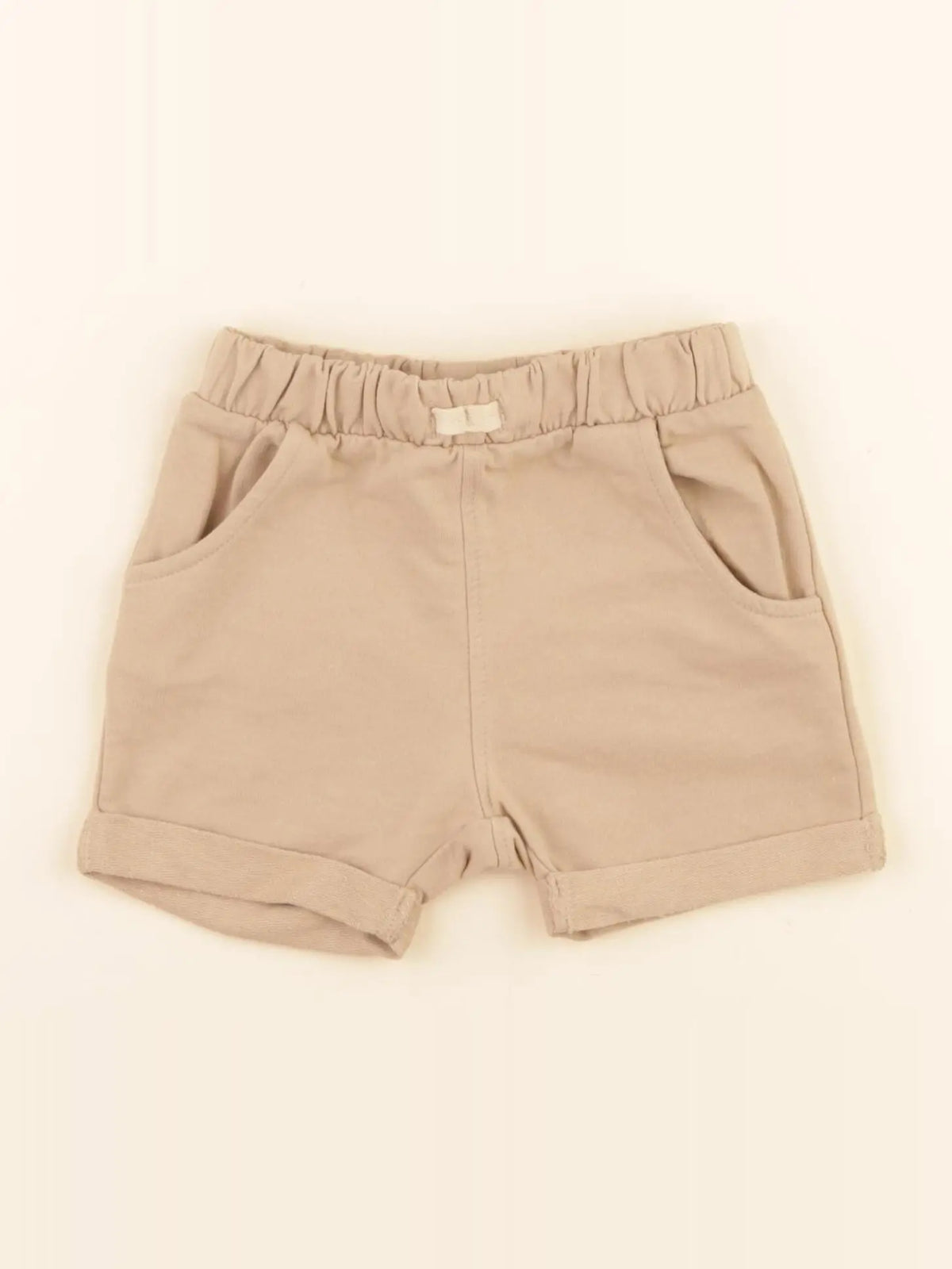 Vertbaudet - short beige - 18 mois