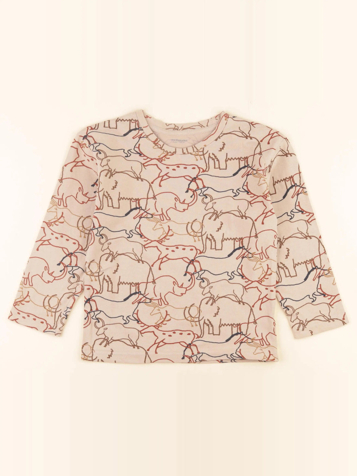Vertbaudet - sweat multicolore - 8 ans