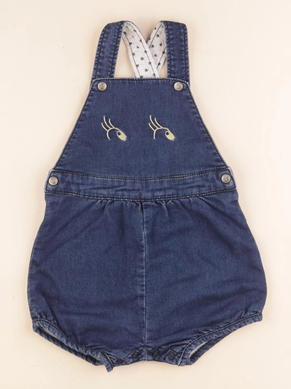 Petit Bateau - salopette bleu - 24 mois