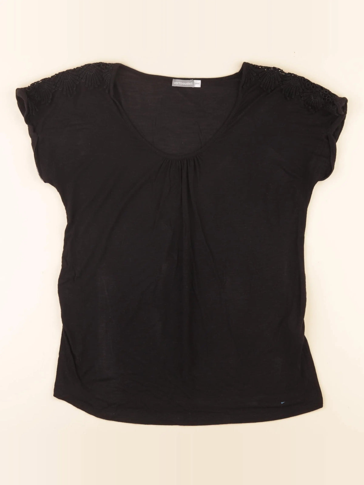Vertbaudet - tee-shirt grossesse noir - 38 à 40